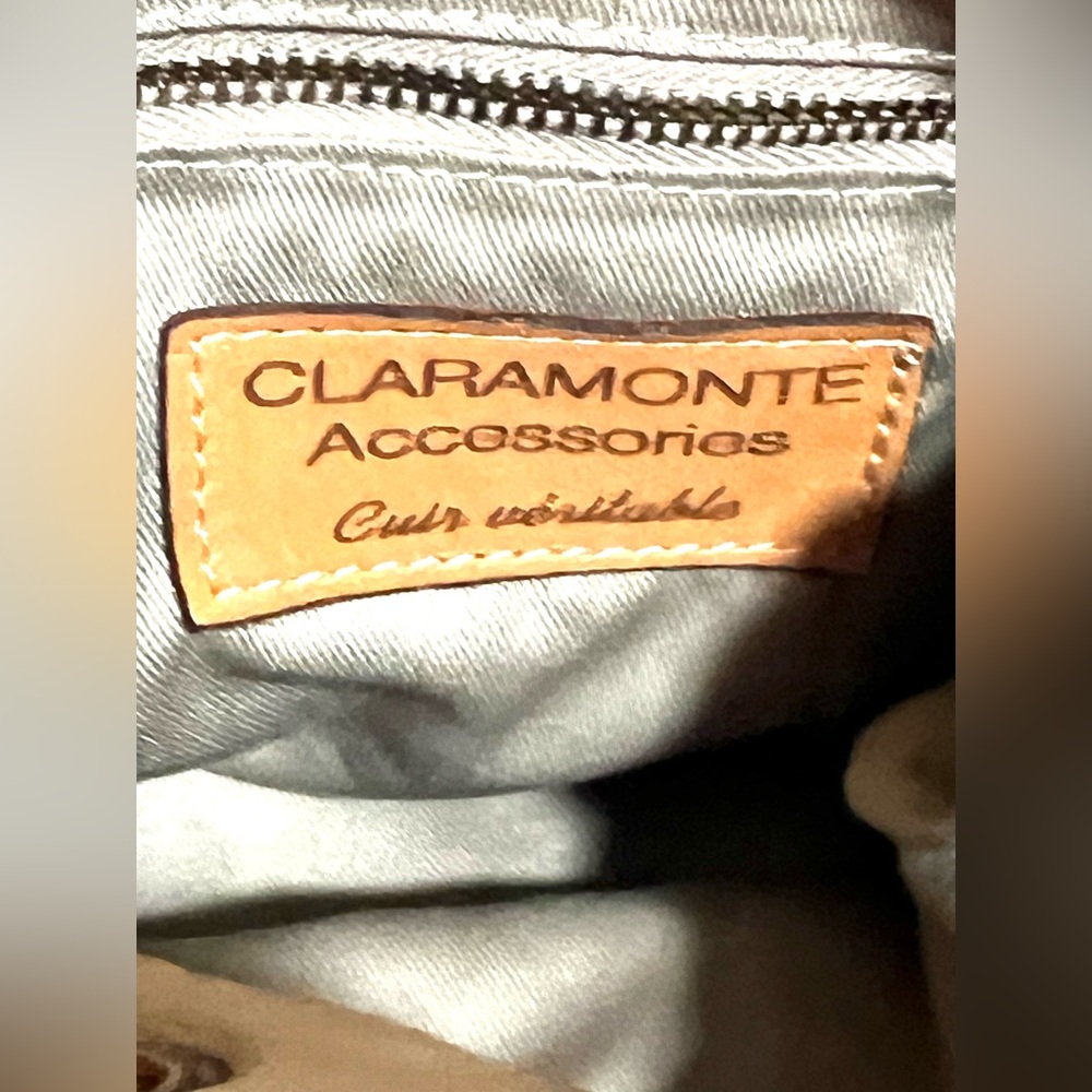 NWOT Anthropologie Claramonte Baby Angelo Drawstring Multi Gold Hobo Bucket Bag - Picture 14 of 16